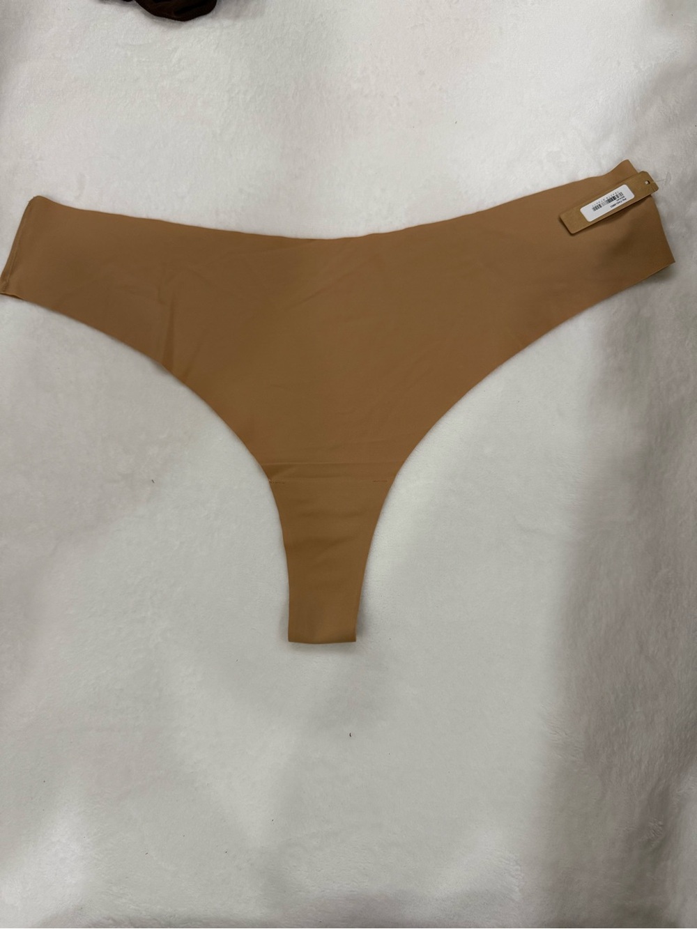 SKIMS Seamless Thong Panty in Tan